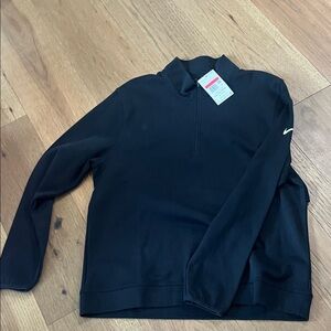 Nike Men's Black Zip-Up Sweater